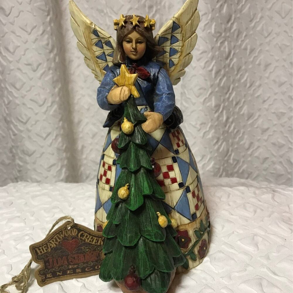 Jim Shore "Christmas Angel With Tree"